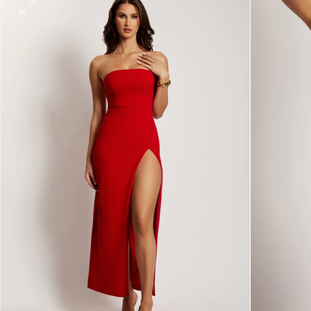 Meshki Red Rachel Maxi Dress